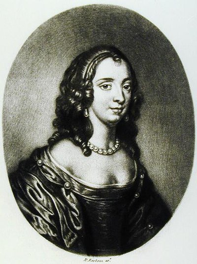 Ritratto di Anne Clarges, Duchessa di Albemarle, inciso da Richard Earlom da Illustrious Characters in British History da English School